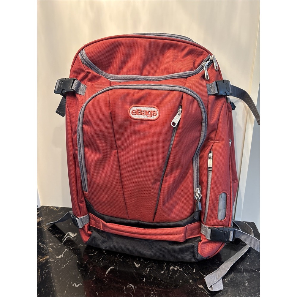 eBags EB2146-22 Mother Lode Travel Backpack 22" - Expandable - Red